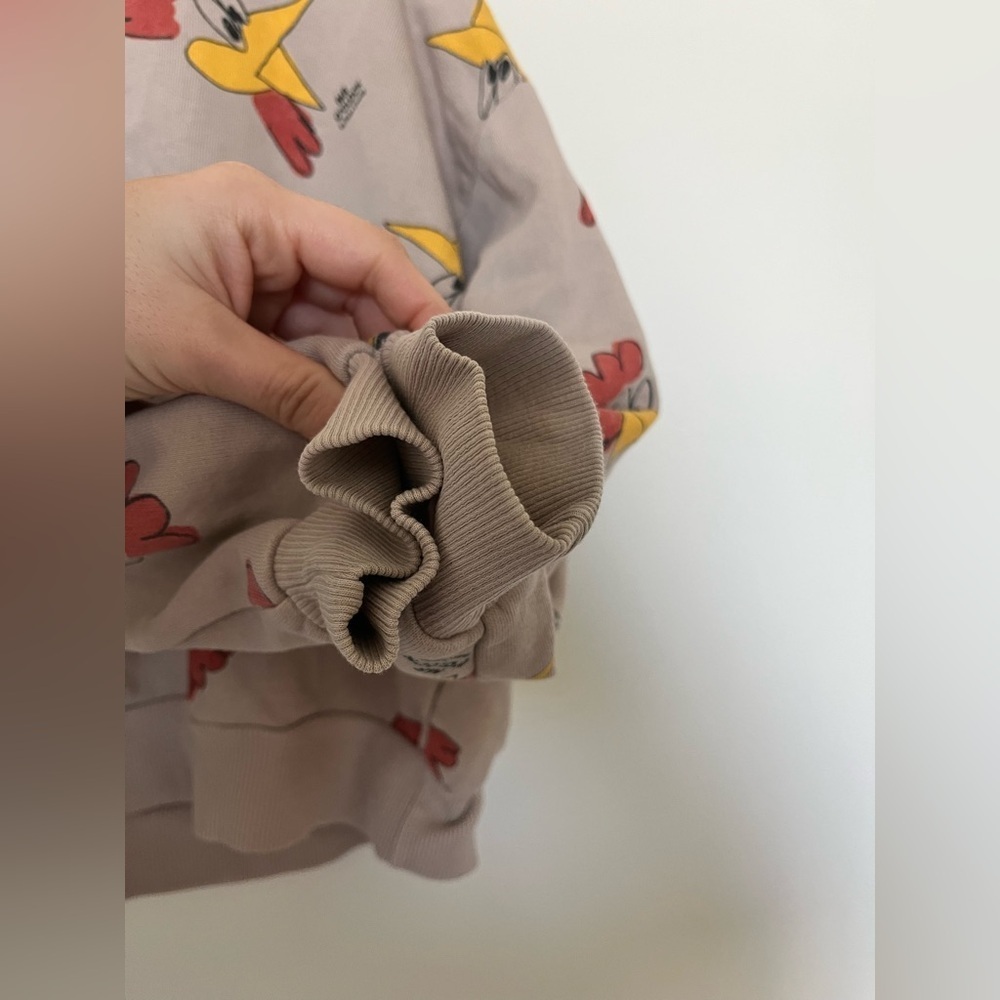 Bobo Choses Mr O’Clock all Over Sweatshirt Brown - Picture 11 of 12